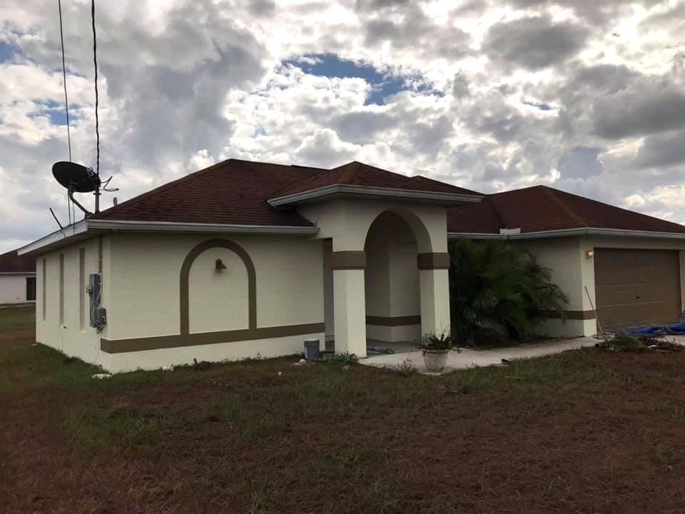 Exterior accent painting project by AMM PAINTER LLC